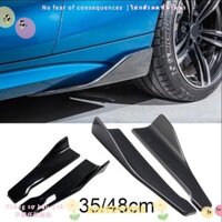 Nonedyodye Xe Ốp Lưng Xẻ Tà Môi Phía Sau, Khuếch Tán Phần Mở Rộng Váy Bên Xe Thanh Ốp Lưng, Phụ Kiện Ô Tô Bộ Chia Cánh Gió ABS Sợi Carbon Chống Trầy Xước Xe Ô Tô