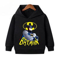 Nóng Anime Phim Batman Trẻ Em Áo Khoác Xuân Thu Kid Boy Siêu Anh Hùng Chui Đầu Thể Thao Thường Ngày Áo