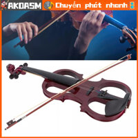 [Nóng Bán] Đàn violon Bộ violon điện tử 4/4 điều chỉnh bằng với hộp dây cung AU‑03 AKOASM