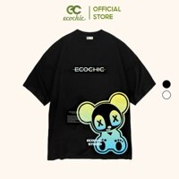 （Nóng bỏng） Áo Phông ECOCHIC BLUR Tee Local Brand  Unisex Form Rộng Oversize Premium Cotton 100% F130