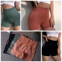 [NÓNG BỎNG] - QUẦN ĐÙI TẬP GYM LƯNG CAO - GEN BỤNG MÔNG CỰC HOT