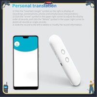 Nóng bỏng Thiết bị dịch ngôn ngữ 96 Dịch thuật 2 chiều theo thời gian thực Trình giọng nói thông minh di động