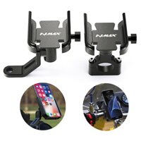 Nóng Mooreaxe Phụ Kiện Xe Máy Cho NMAX 155 NMAX 125 2015-2024 Gương Chiếu Hậu Xe Máy Giá Đỡ Điện Thoại Lắp Đặt Hoặc Tay Cầm Giá Đỡ Điện Thoại SJZJ