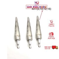 Nong ống đồng bằng khoan INOX 304 Nong ống đồng 4 trong 1 phi 6 10 12 16 mũi long bằng máy bắt vít tiện dụng