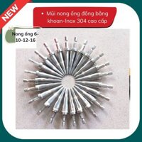 Nong ống đồng bằng khoan [INOX 304] Nong ống đồng phi 6-10-12 và 6-10-12-16