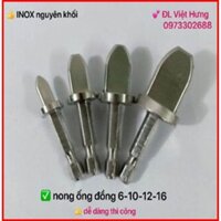 Nong ống đồng bằng khoan
