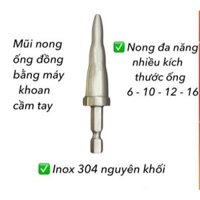 Nong ống đồng inox 304 không rỉ Phụ Tùng Phụ Kiện, nong ống đồng bằng máy khoan pin