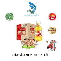 (Nông sản Hải Vinh) Dầu ăn thượng hạng Neptune Light 5 lít chính hãng