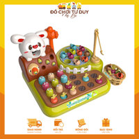 Nông Trại Vui Vẻ Đa Chức Năng Gồm Trò Chơi Câu Cá, Chim Sâu Tha Mồi, Đập Chuột, Thỏ Nhổ Cà Rốt