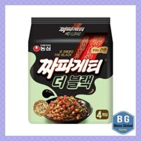 Nongshim Phiên bản đặc biệt Chapagetti Mì không chiên màu đen 116 x 4 gói