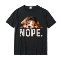 Nope Lười Beagle Chó Người Yêu Quà Tặng Áo Thun Quà Tặng Áo Thun Thương Hiệu Mới Cotton Nam Nhóm Áo Tee