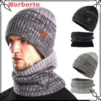 Norborto Đầu Lâu Mũ Mùa Đông Cổ Gaiter Khăn Lông Cừu Lót Beanies