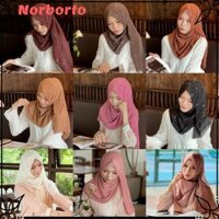 Norborto Turban, Băng đô dân tộc thanh lịch, Voan pha lê mềm mại thời trang Hijab Nữ