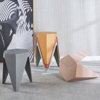❖Nordic Fangch Sáng tạo phòng tắm Giày nhựa Bộ băng ghế dự bị Chống trượt High Stool Simple Equity Dày màu♝