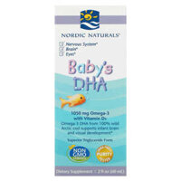Nordic Naturals Baby’s DHA with Vitamin D3 1.050 mg 2 fl oz (60 ml)