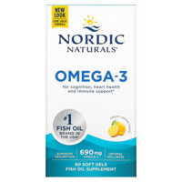 Nordic Naturals Omega-3 Lemon 345 mg 60 Soft Gels
