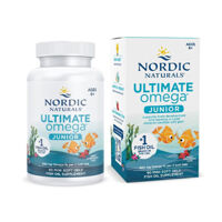 Nordic Naturals Ultimate Omega Junior, 90 Mini Softgels - Strawberry Taste
