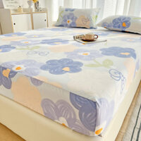 Nordic Style Brushed Bed Sheet Dormitory Single Bed Cover Non-Slip Mattress Dustproof Protector1.2m1.5Rice1.8 MCGG