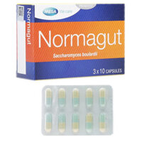 Normagut 3 vỉ x 10 viên, phòng và điều trị tiêu chảy, cân bằng hệ vi sinh đường ruột