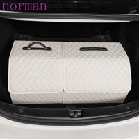 Norman Stowing Tidying Box, Hộp lưu trữ thân xe dung tích lớn có thể gập lại, Đa chức năng chống nước đa chức năng có tay cầm Dụng cụ sắp xếp lưu trữ tại nhà Đồ lặt vặt