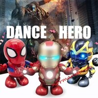 Norman6g Khiêu Vũ Siêu Anh Hùng Quà Tặng Trẻ Em Marvel Avengers Đồ Chơi Mô Hình Anime Nhân Vật Hành Động Có Đèn LED Hát Khiêu Vũ Người Sắt Hình