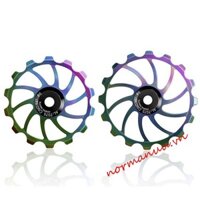 Norman6g Mang Xe Đạp Leo Núi MTB Phụ Kiện Xe Đạp Ròng Rọc Bánh Xe Truyền 14T 16T Con Lăn Hướng Dẫn