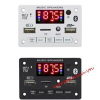 Norman6g MP3 Bảng giải mã Khe cắm thẻ TF có micrô Điều khiển từ xa Wirelessl Công suất kỹ thuật số Máy ghi âm Nguồn điện USB Máy nghe nhạc ô tô