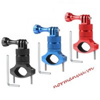 Norman6g Xe Đạp Camera Giá Đỡ Xe Đạp Phụ Kiện Hợp Kim Nhôm Cho Gopro Giá Đỡ Tay Cầm Đứng Xe Máy Hành Động Camera Gắn 360 Xoay Kẹp