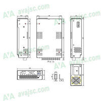 Norsat PS-400-ELMT 400W AC/DC OUTDOOR PSU