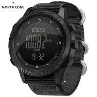 NORTH EDGE APACHE46 Đồng hồ thể thao ngoài trời dành cho nam Máy đo độ cao Phong vũ biểu La bàn Nhiệt kế Máy đếm bước chân Phong cách quân đội Chống nước 50M 1.81 Inch