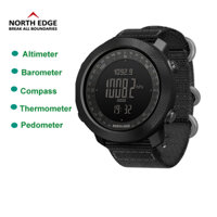 North EDGE Nam Đồng Hồ Thể Thao Kỹ Thuật Số Quân Sự Thông Minh LED Thể Thao Ngoài Trời Chống Thấm Nước Phong Vũ Biểu La Bàn Quà Tặng