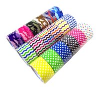 Northland Wholesale 18 Roll Variety Pack of Decorative Duct Style Tape! (6 Polka-dot + 6 Chevron + 6 Colorful Camouflage)