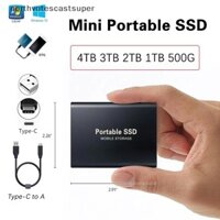 Northvotescastsuper 4TB / 2TB / 1TBGB Đĩa cứng di động Loại C USB3.1 SSD di động Ổ cứng thể rắn NVCS