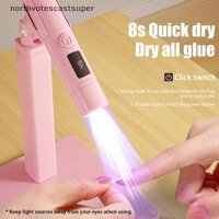 Northvotescastsuper Máy Sấy Móng Tay Mini Di Động Và Hỗ Trợ Chữa Nhanh Cho Gel Màu Nhanh Khô Móng Tay Nghệ Thuật Chữa Gel Ba Lan Keo Dán Móng Tay NVCS