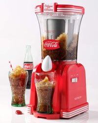 Nostalgia SM32CK Coca-Cola 32-Ounce Retro Slush Drink Maker, Red