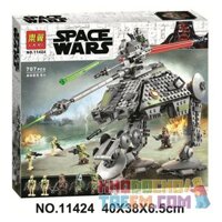 NOT Lego AT-AP WALKER 75234 LARI 11424 xếp lắp ráp ghép mô hình AT-AP WALKER XE TẬP ĐI TẤN CÔNG MỌI ĐỊA HÌNH Star Wars Chiến Tranh Giữa Các Vì Sao 689 khối