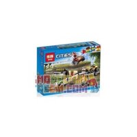 NOT Lego ATV RACE TEAM 60148 BELA 10649 LEPIN 02033 xếp lắp ráp ghép mô hình ĐỘI ĐUA XE MÔ TÔ 4 BÁNH ATV City Thành Phố 239 khối