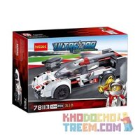 NOT Lego AUDI R18 E-TRON QUATTRO 75872 DARGO 976 JISI 78113 SHENG YUAN/SY 6793 xếp lắp ráp ghép mô hình XE Ô TÔ AUDI R18 QUATTRO E-TRON Speed Champions Racing Cars Đua Xe Công Thức 166 khối
