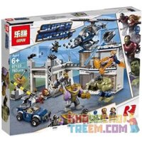 NOT Lego AVENGERS COMPOUND BATTLE 76131 JISI 7139 Bela Lari 11262 LEPIN 07123 SHENG YUAN/SY SY1334 1334 xếp lắp ráp ghép mô hình CUỘC TỔNG TẤN CÔNG CỦA AVENGERS TRẬN CHIẾN HỢP CHẤT Marvel Super Heroes Siêu Anh Hùng Marvel 699 khối
