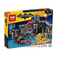 NOT Lego BATCAVE BREAK-IN 70909 Bela Lari 10636 LEPIN 07052 SHENG YUAN/SY SY879 xếp lắp ráp ghép mô hình ĐỘT NHẬP HANG DƠI The Lego Batman Movie Người Dơi Bảo Vệ Gotham 1047 khối