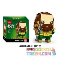 NOT Lego BRICKHEADZ AQUAMAN 41600 JISI 6839 LEPIN 43029 xếp lắp ráp ghép mô hình AQUAMAN Nhân Vật Đầu To 135 khối