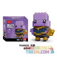 NOT Lego BRICKHEADZ THANOS 41605 JISI 6844 xếp lắp ráp ghép mô hình ΘΆΝΟΣ THANOS Nhân Vật Đầu To 105 khối