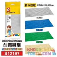NOT Lego BUILDING PLATE 16 X 32 GREEN 5010 SEMBO 12197 xếp lắp ráp ghép mô hình TẤM XÂY DỰNG 16 32 GREEN NHÀ XANH Service Packs Bản Vá
