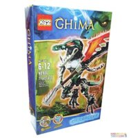 NOT Lego CHI CRAGGER 70203 LARI/BELA 10066 XSZ/KSZ 806 813 xếp lắp ráp ghép mô hình CHIẾN BINH CÁ SẤU CRAGGER Legends Of Chima Bộ Tộc Thú 65 khối