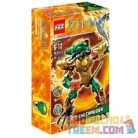 NOT Lego CHI CRAGGER 70207 XSZ KSZ 815-2 xếp lắp ráp ghép mô hình CHIẾN BINH LỬA CRAGGER Legends Of Chima Bộ Tộc Thú 58 khối