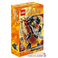 NOT Lego CHI PANTHAR 70208 XSZ KSZ 815-3 xếp lắp ráp ghép mô hình CHIẾN BINH LỬA PANTHAR CHÍ BÁO Legends Of Chima Bộ Tộc Thú 59 khối