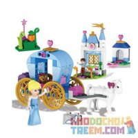 NOT Lego CINDERELLA'S CARRIAGE 10729 LELE 37002 SHENG YUAN/SY SY845 xếp lắp ráp ghép mô hình XE NGỰA BÍ NGÔ CỦA LỌ LEM CỖ Juniors Thiếu Niên 116 khối