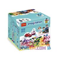 NOT Lego CREATIVE BUILDING BOX 10695 JISI 18100 xếp lắp ráp ghép mô hình HỘP SÁNG TẠO GIA ĐÌNH TÔ NGÔI NHÀ HỘP XÂY DỰNG SÁNG TẠO Classic Cổ Điển 580 khối