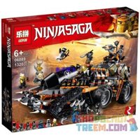 NOT Lego DIESELNAUT 70654 Bela Lari 10939 LELE 31153 LEPIN 06089 xếp lắp ráp ghép mô hình PHÁO ĐÀI DI ĐỘNG DIESELNAUT The Lego Ninjago Movie Ninja Lốc Xoáy 1179 khối