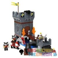 NOT Lego DRAGON TOWER 4776 HYSTOYS/HONGYUANSHENG/AOLEDUOTOYS HG-1310 1310 HG1310 xếp lắp ráp ghép mô hình THÁP CANH BẢO VỆ Duplo Khối Lớn 63 khối